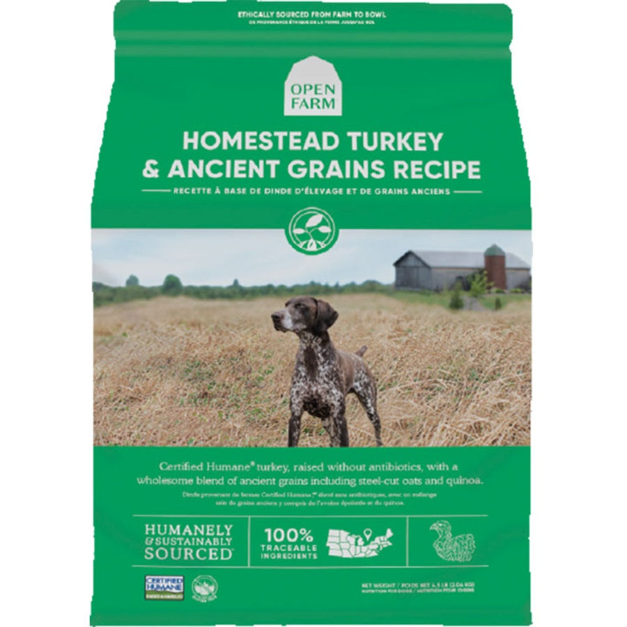 Open Farm Homestead Turkey Ancient Grains Dry Dog Food