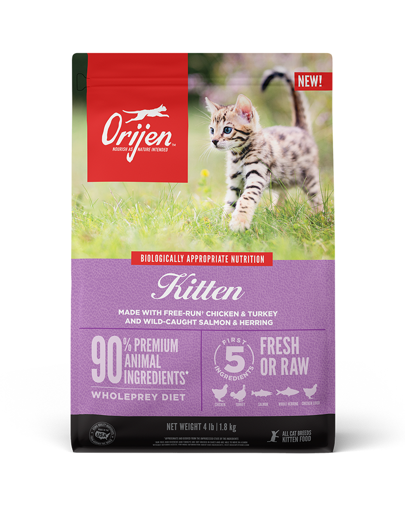 Orijen Kitten Formula Dry Cat Food 4lb