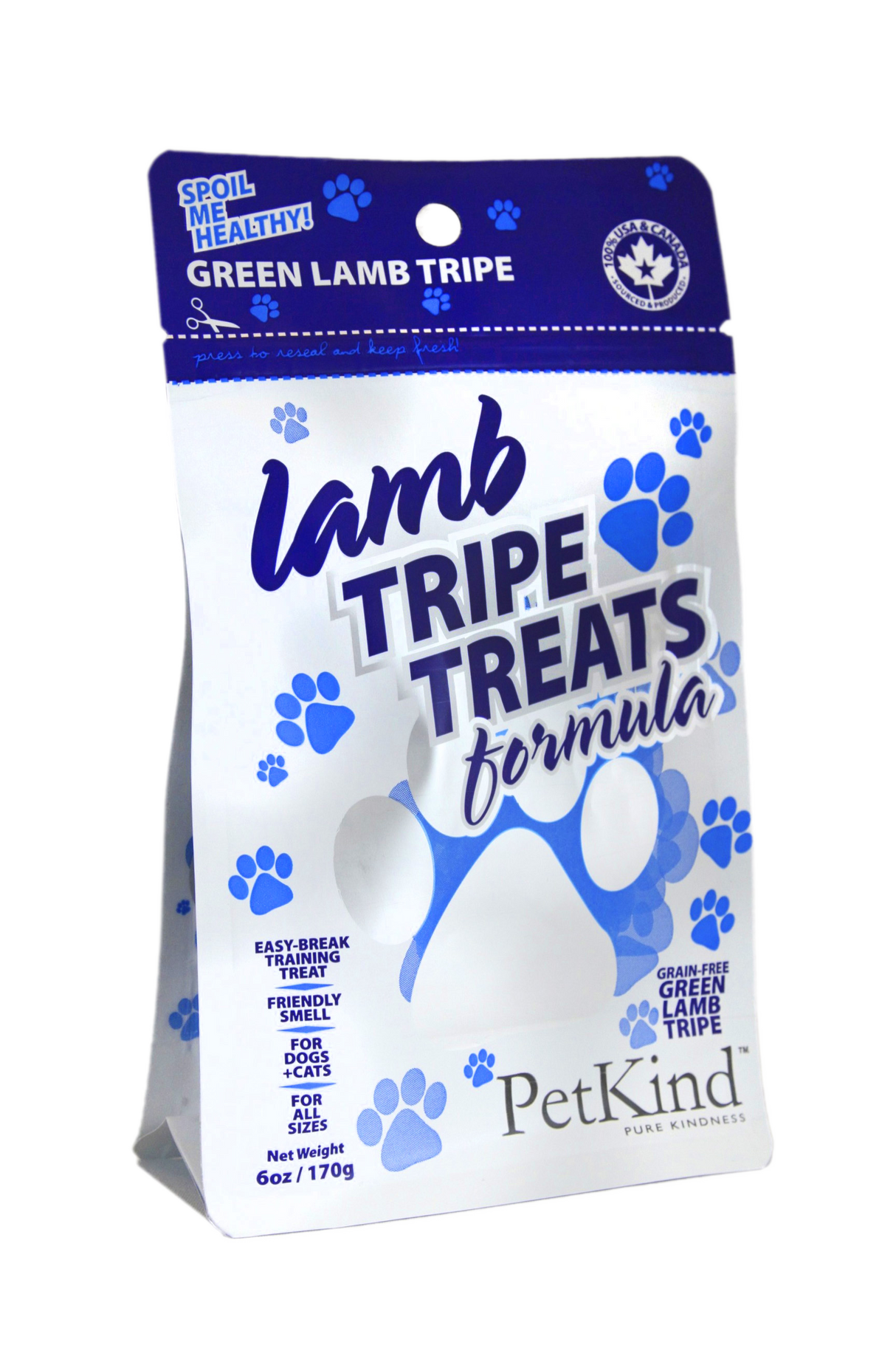 PetKind Green Lamb Tripe Treats 6oz