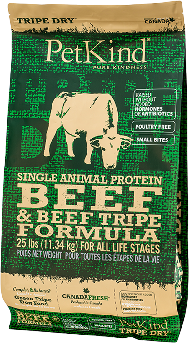 PetKind Tripe Dry Single Protein Beef Small Bites