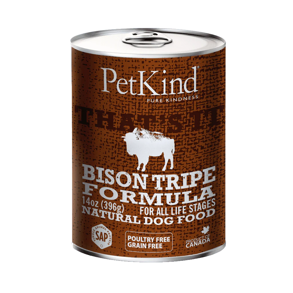 PetKind Wet Dog Food Limited Ingredient Bison 12oz