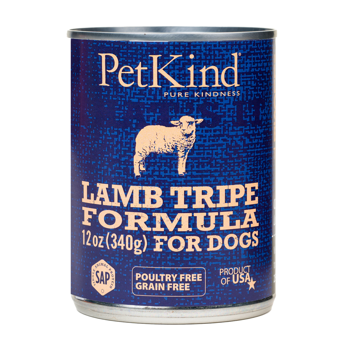 PetKind Wet Dog Food Limited Ingredient Lamb 12oz