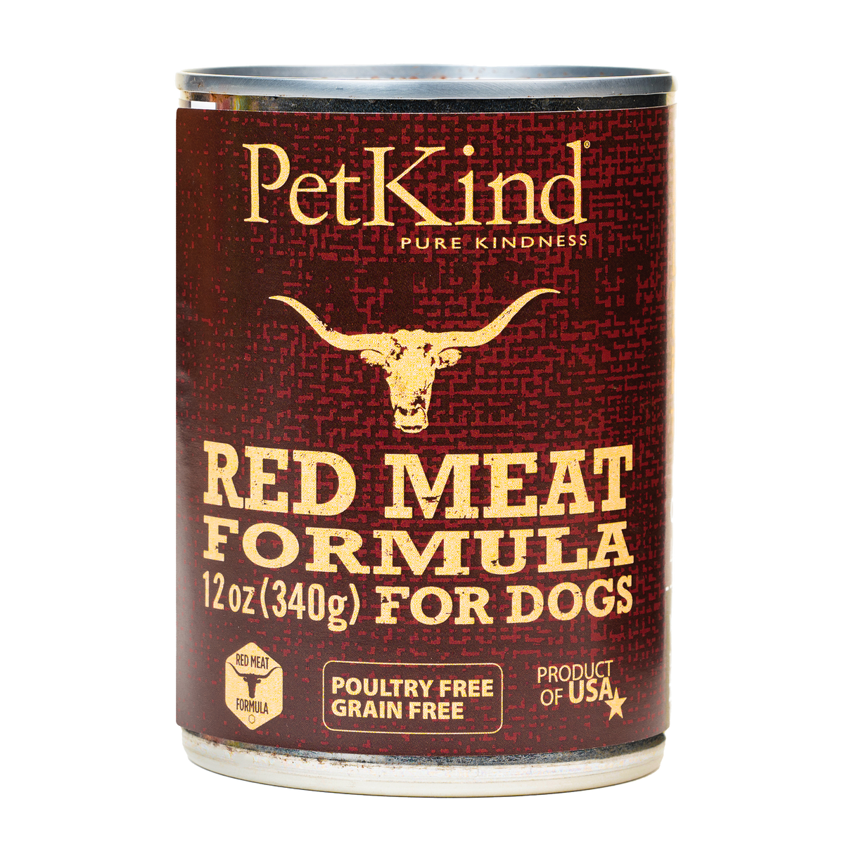 PetKind Wet Dog Food Limited Ingredient Red Meat 12oz