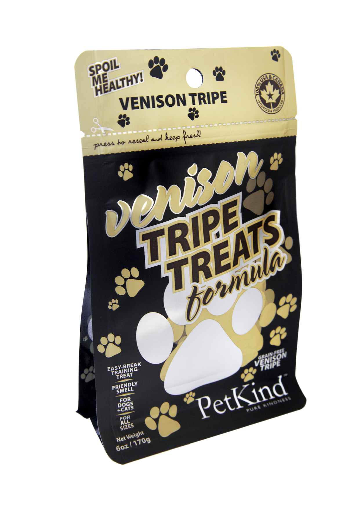 PetKind Green Venison Tripe Treats 6oz