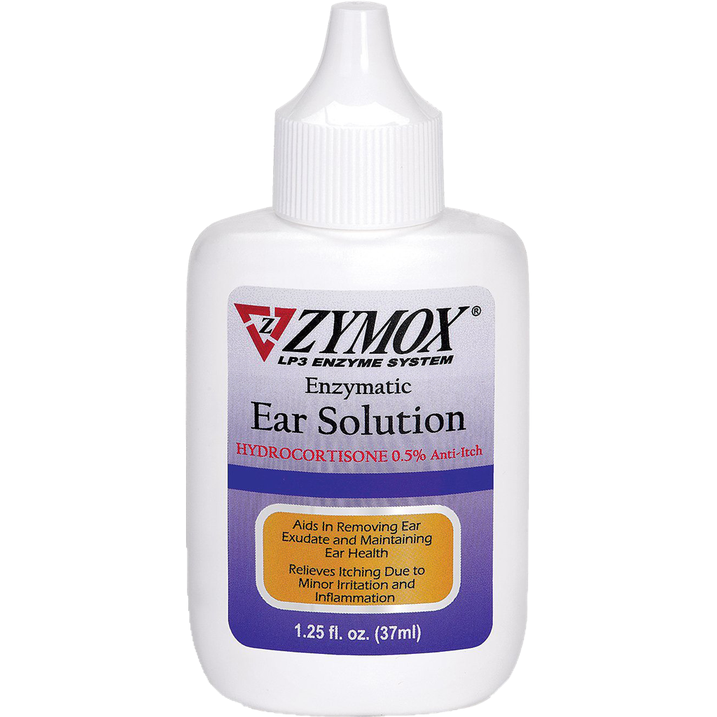 Zymox Ear Solution with .5% Hydrocortisone 1.25oz