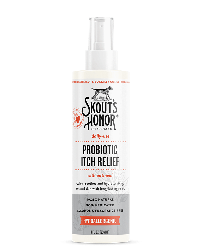 Skout's Honor Probiotic Itch Relief Spray for Dogs & Cats 8oz