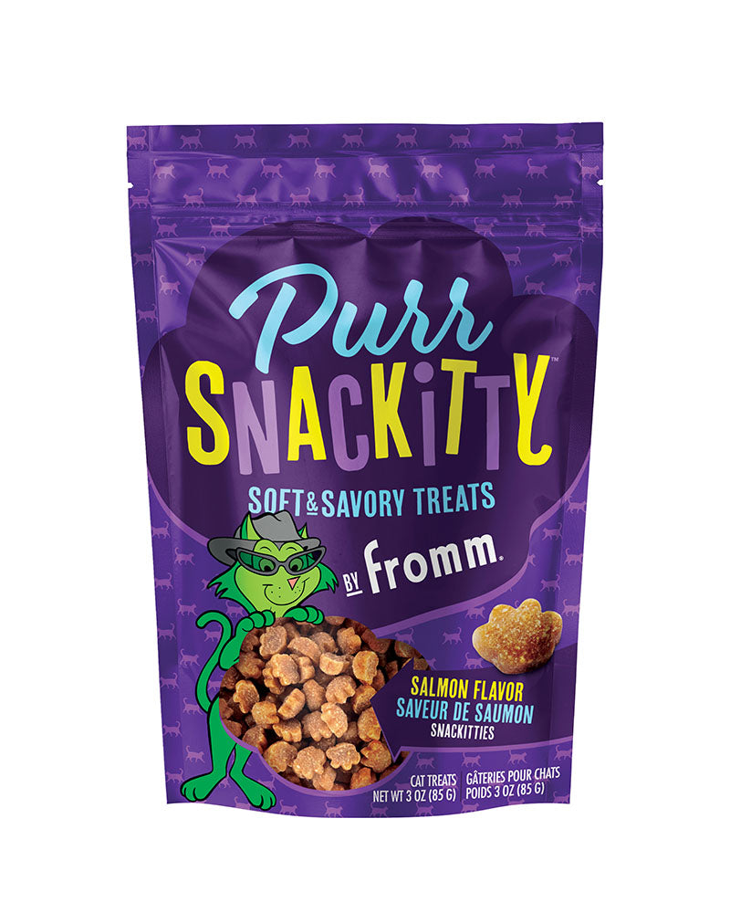 Fromm Purr-Snackitty Soft & Savory Cat Treats - Salmon Flavor 3oz
