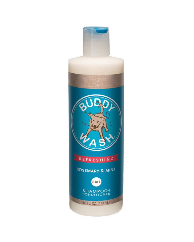 Buddy Wash® Rosemary & Mint 2-in-1 Shampoo + Conditioner 16oz
