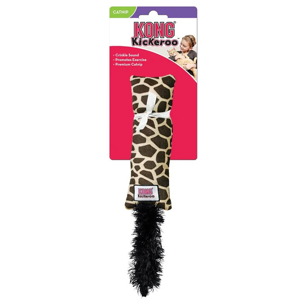 Kong Cat Kickeroo Giraffe Print Cat Toy