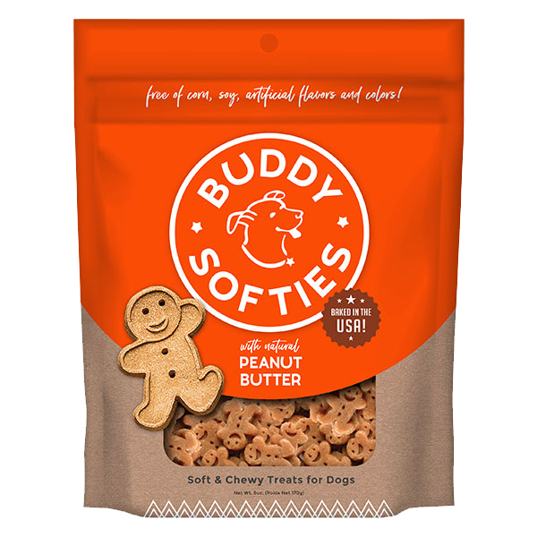 Buddy Biscuits Soft & Chewy Peanut Butter Dog Treats 20oz