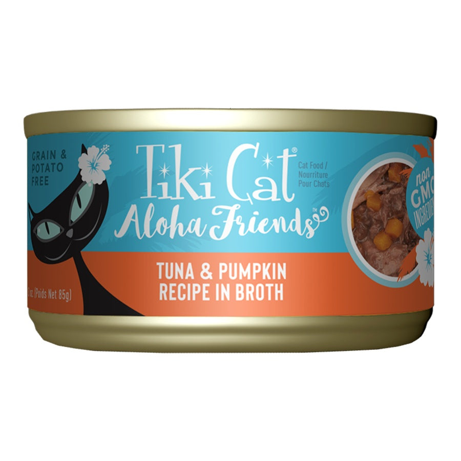 Tiki Cat Aloha Friends Tuna and Pumpkin Grain-Free Wet Cat Food 3oz