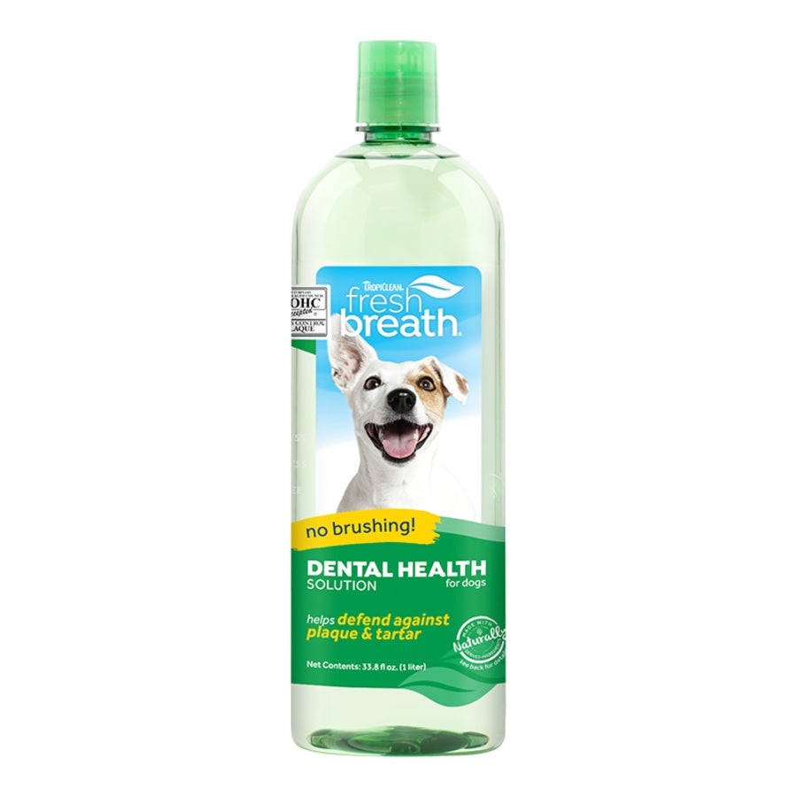 Tropiclean Fresh Breath Dental Water Additive for Dogs 33.8oz