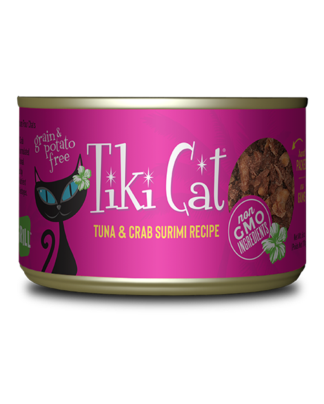 Tiki Cat Lanai Grill Tuna & Crab Surimi 6oz