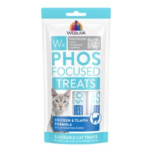 Weruva Wx Phos Focused Lickable Chicken & Tilapia Cat Treat 0.5oz - 5pk