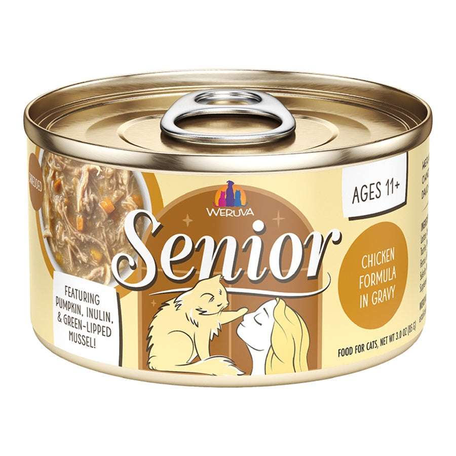 Weruva Senior Chicken in Gravy Wet Cat Food 3oz