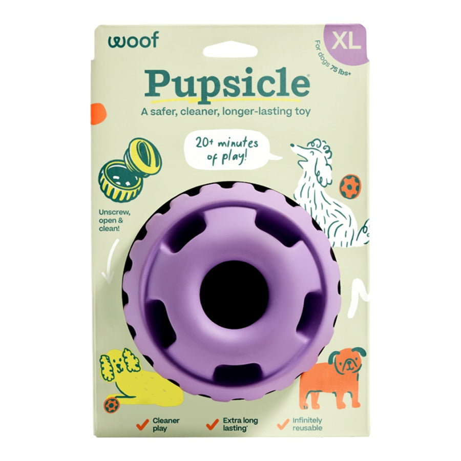 Woof Pupsicle Dog Toy - Purple