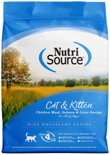 NutriSource Cat & Kitten Chicken Meal, Salmon & Liver  Dry Cat Food