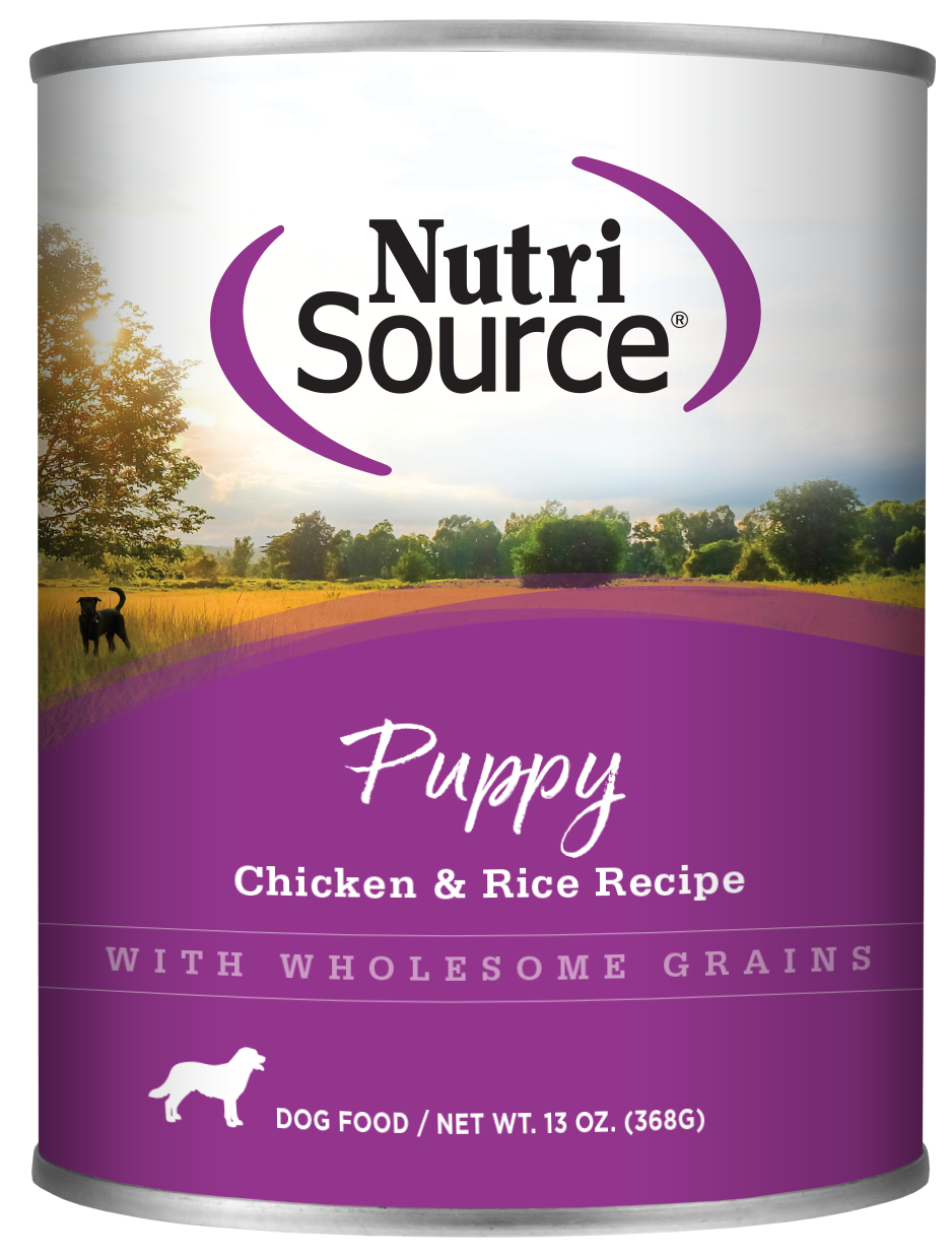 NutriSource Puppy Chicken & Rice Wet Dog Food 13oz (OLD)