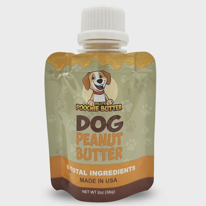 Poochie Butter Peanut Butter Squeeze Pack - 8.25oz