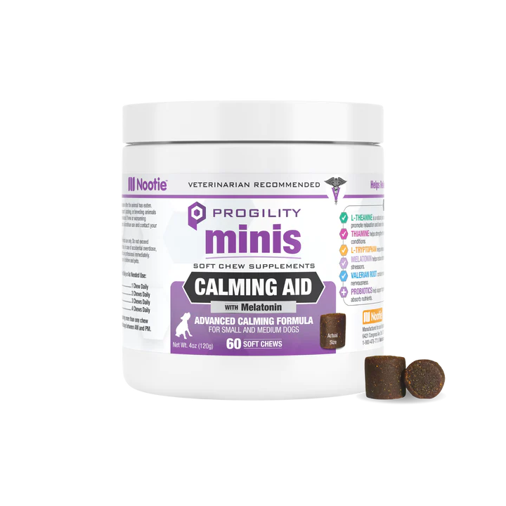 Nootie Mini Progility Calming Aid Soft Chew Supplements for Dogs - 60ct