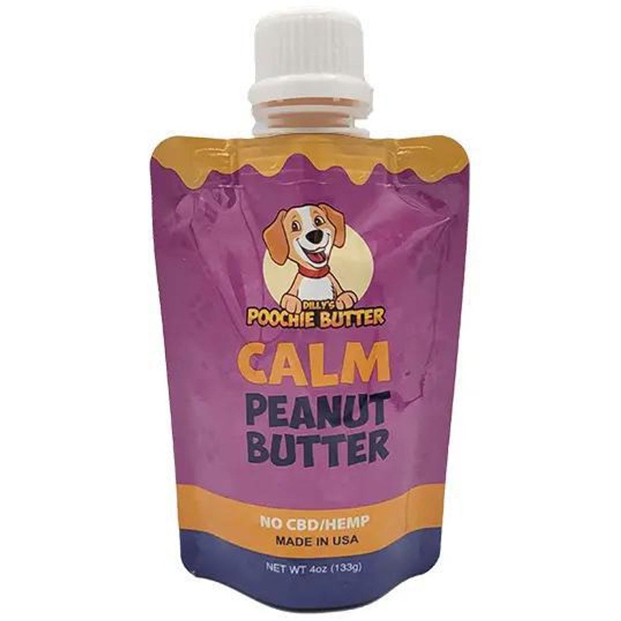 Poochie Butter Calming Peanut Butter Squeeze Pack - 4oz