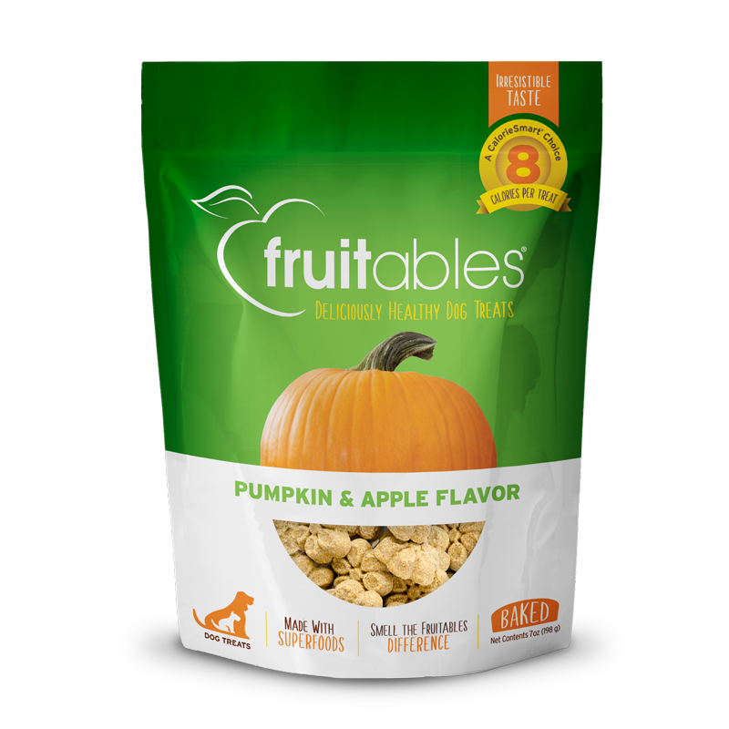 Fruitables Baked Pumpkin & Apple Dog Treats 7oz