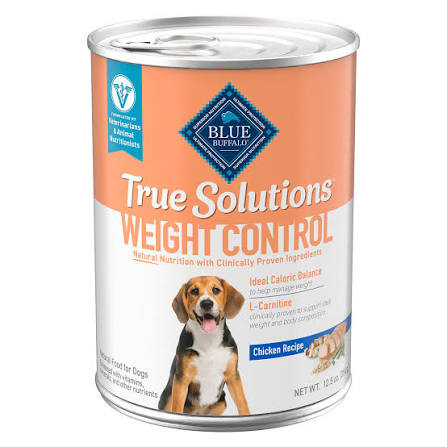 Blue Buffalo Blue True Solutions Fit & Healthy Weight Control Chicken Wet Dog Food 12.5oz