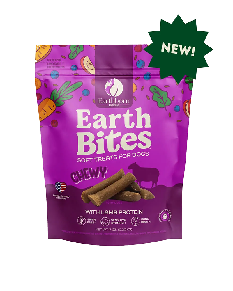 Earthborn Holistic EarthBites Chewy Grain-Free Dog Treats - Lamb 7oz