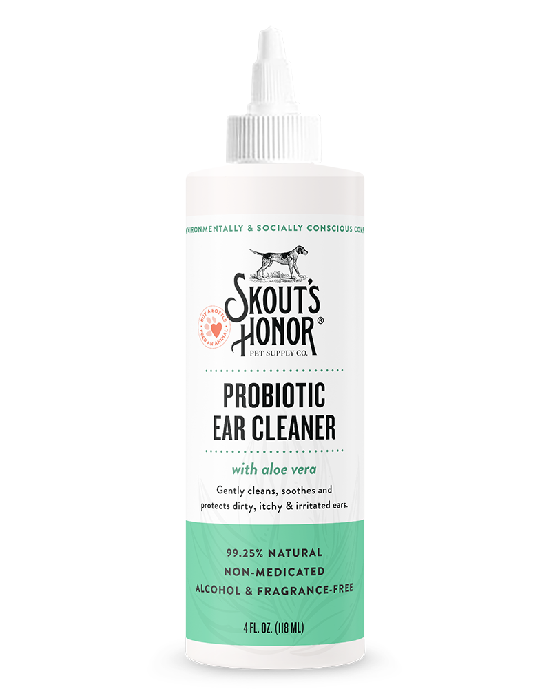 Skout's Honor Probiotic Ear Cleaner for Dogs & Cats 4oz