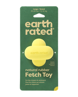 Earth Rated Yellow Fetch Dog Toy - Large 3"