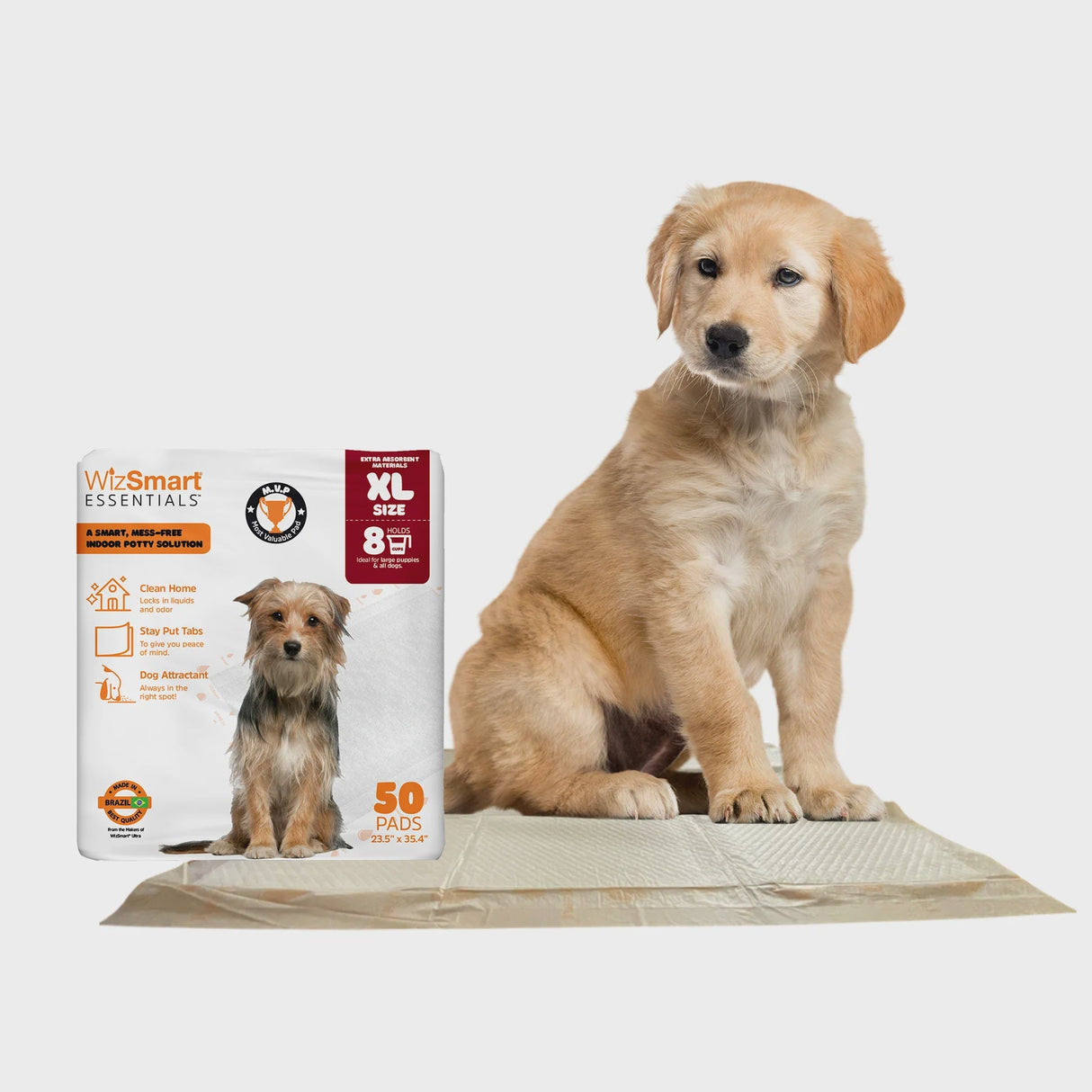 WizSmart Essentials XLarge Dog Pads - 10 count