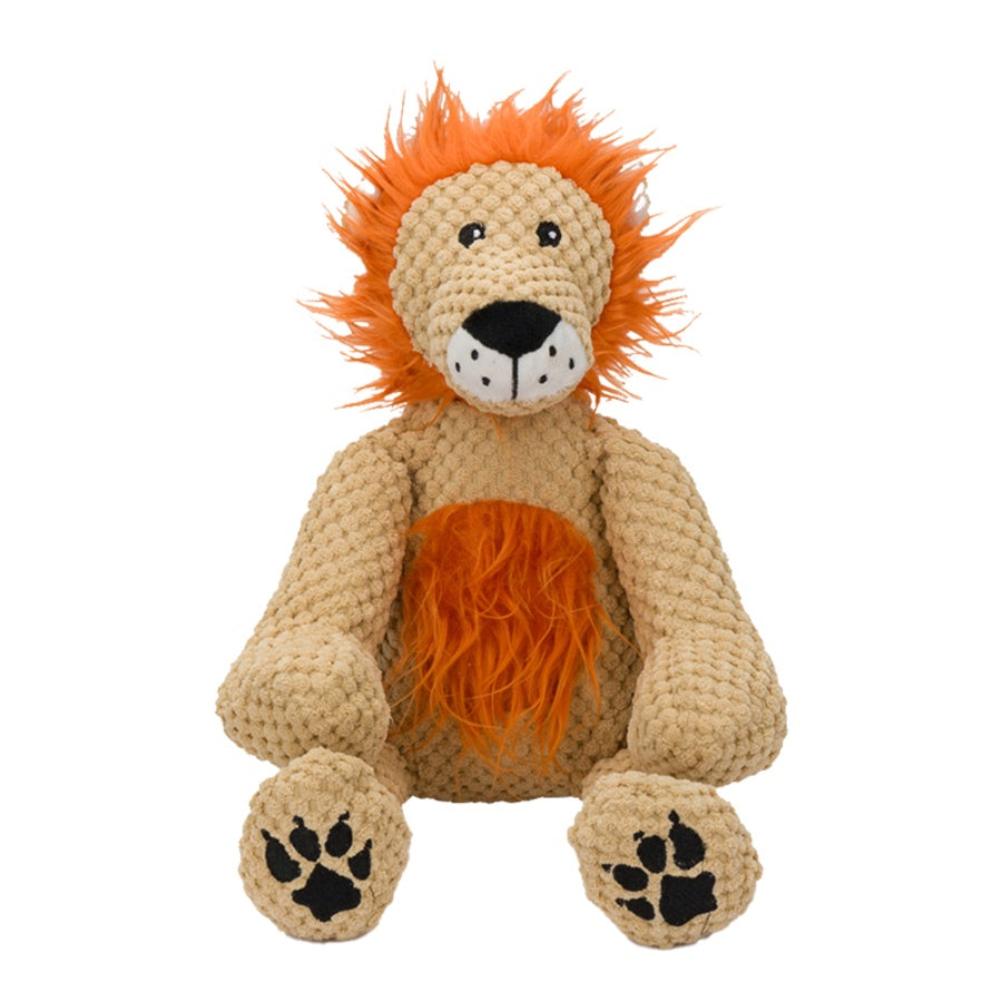 FabDog Floppy Lion Plush Dog Toy