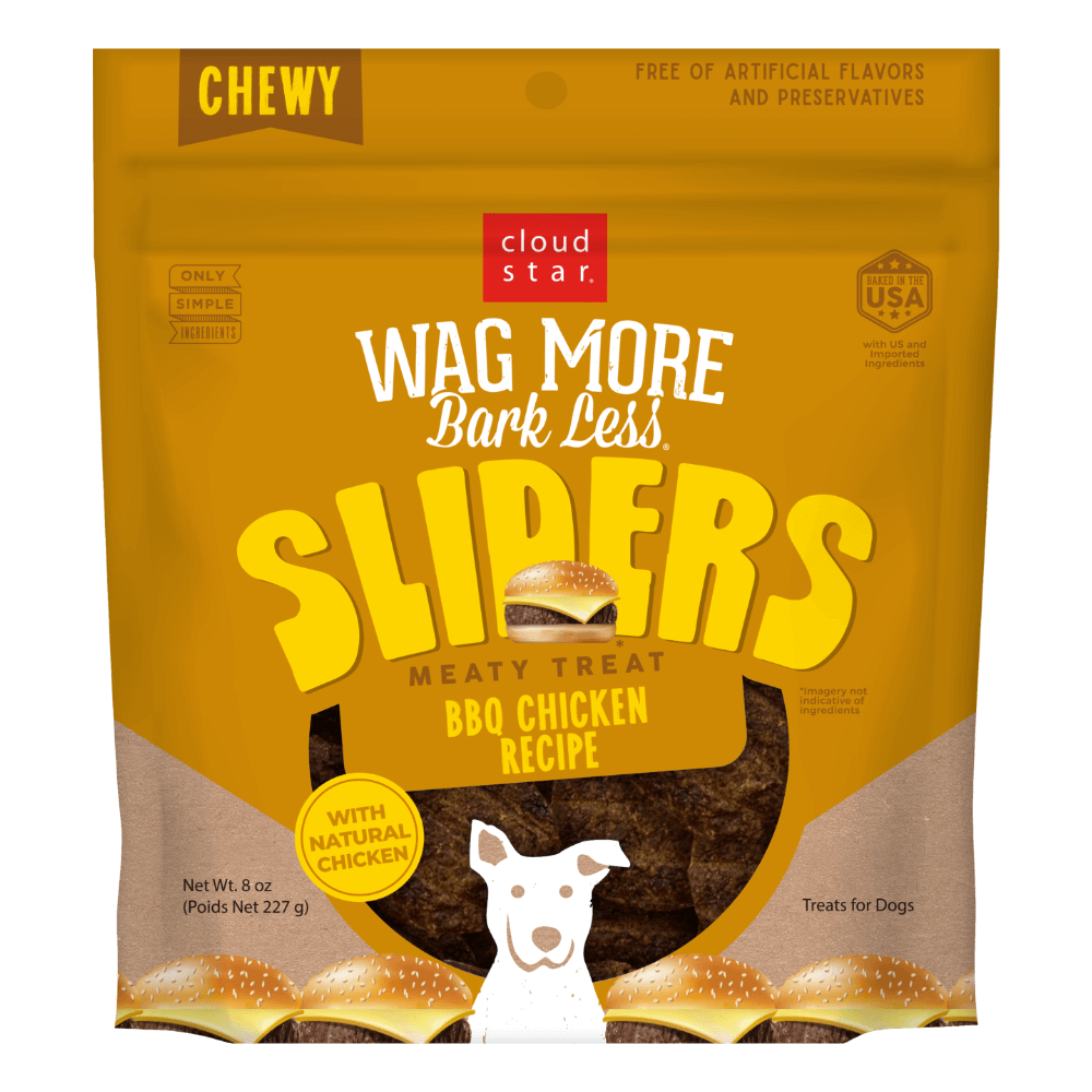 Wag More Sliders BBQ Chicken Jerky Recipe 8oz