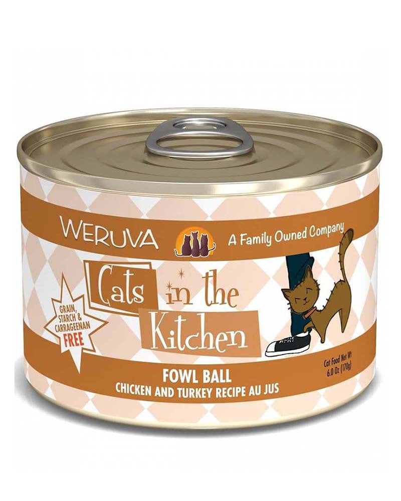 Weruva Cats in the Kitchen Fowl Ball 6oz