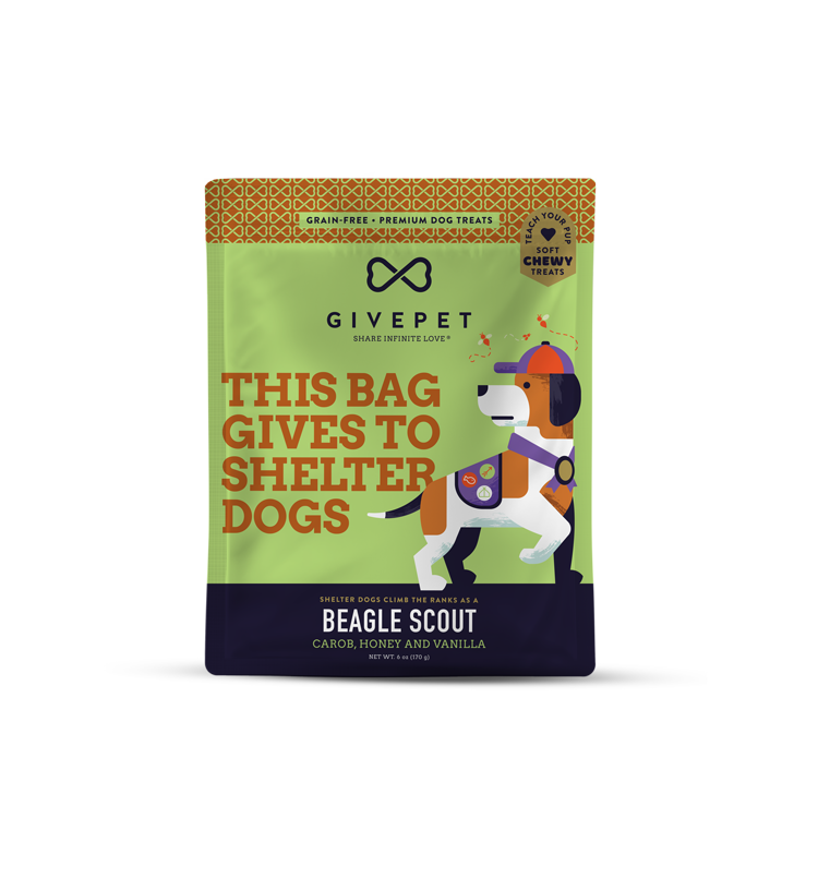 GivePet Beagle Scout Soft Training Dog Treats 6oz