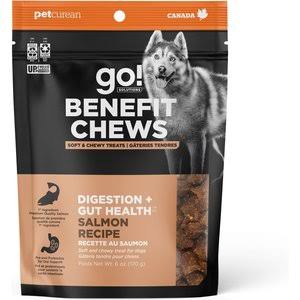 Go! Solutions Digestion + Gut Health Salmon Soft & Chewy Dog Treats - 6oz
