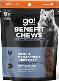Go! Solutions Weight Management + Joint Care Soft & Chewy Dog Treats - 6oz
