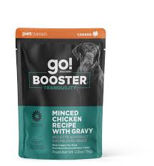 Go! Solutions Booster Tranquility Chicken with Gravy Minced Wet Dog Food - 2.8oz pouch