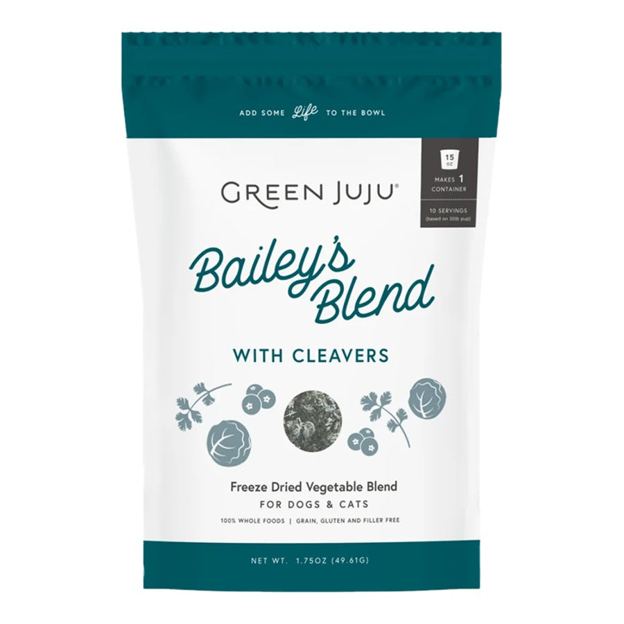 Green JuJu Freeze-Dried Bailey's Blend with Cleavers 1.75oz