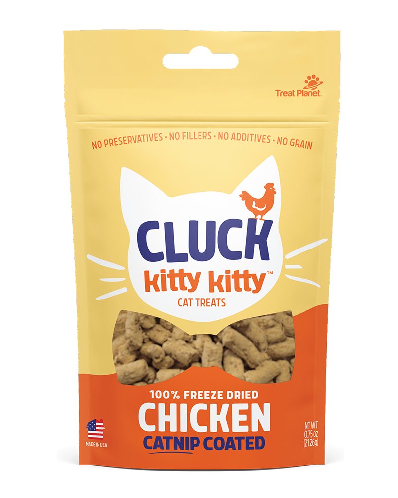 Cluck Kitty Kitty Freeze-Dried Chicken Cat Treats 0.75oz