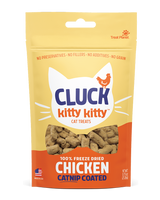 Cluck Kitty Kitty Freeze-Dried Chicken Cat Treats 0.75oz