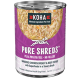 Koha Pure Shreds Chicken Breast & Beef Entree for Dogs 12.5oz