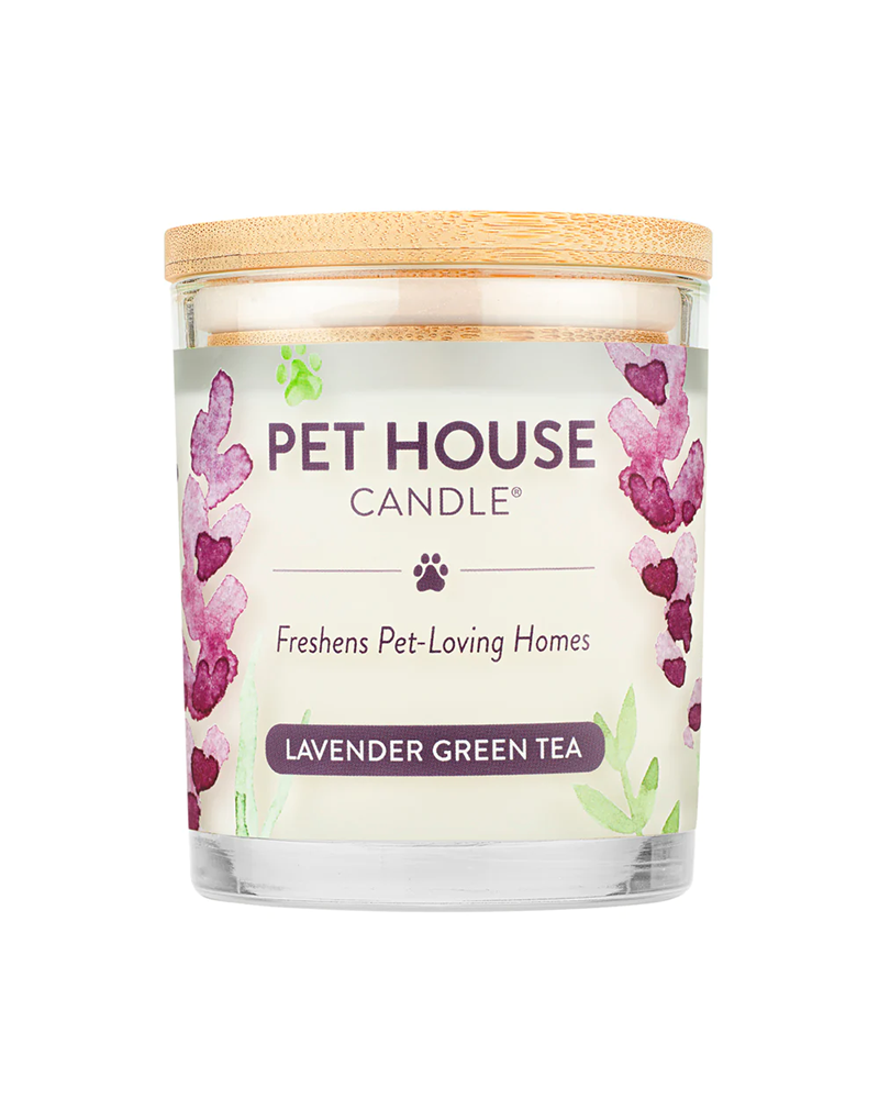 One Fur All Pet House Candle - Lavender Green Tea