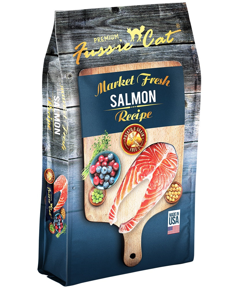 Fussie Cat Market Fresh Salmon Dry Cat Food 10lb