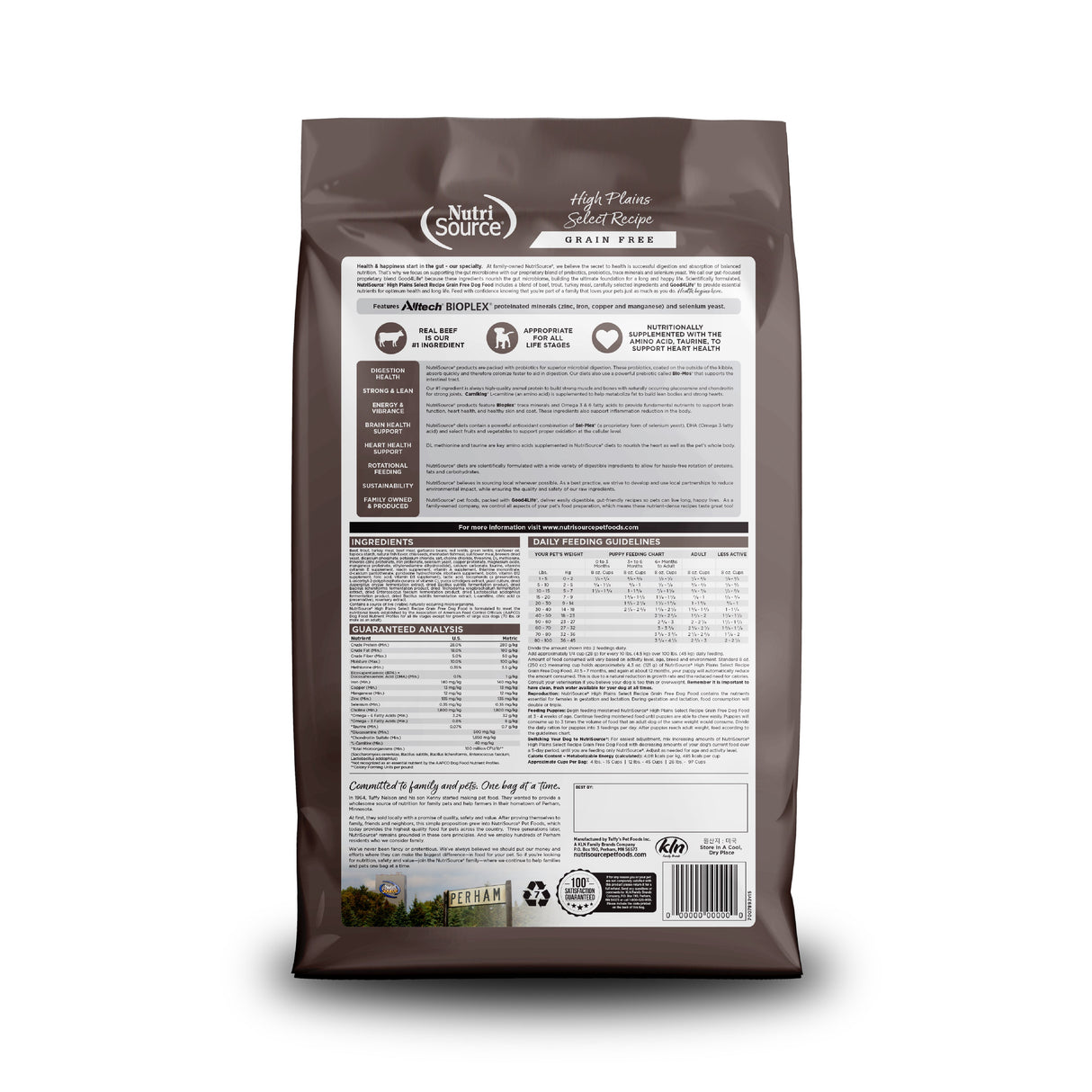 NutriSource Grain Free High Plains Select Dry Dog Food