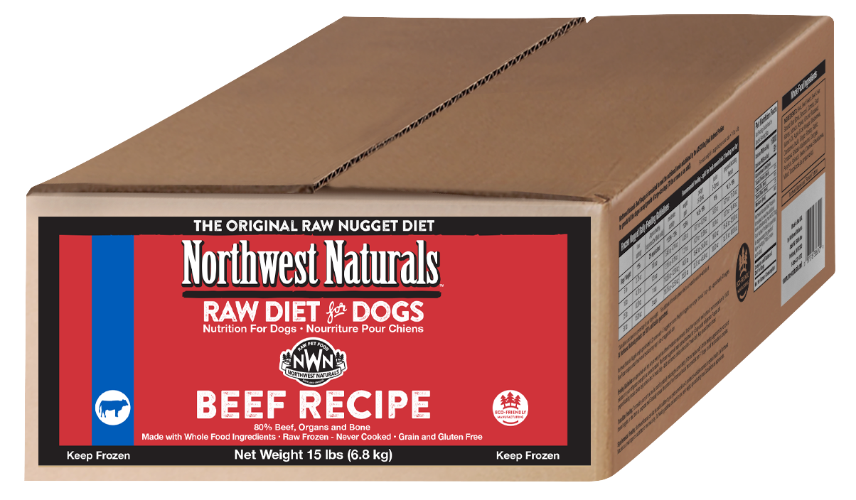 Northwest Naturals Frozen Beef Nuggets 15lbs