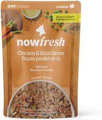 Petcurean Now Fresh Ground Chicken & Rice Dinner Wet Dog Food - 2.8oz pouch
