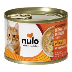 Nulo Grain Free Chicken with Quail Egg Minced 6oz