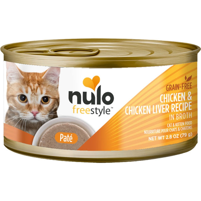 Nulo Chicken & Chicken Liver Pate Canned Cat Food 3oz