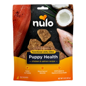 Nulo Functional Puppy Chicken & Salmon Jerky Dog Treats -  5oz